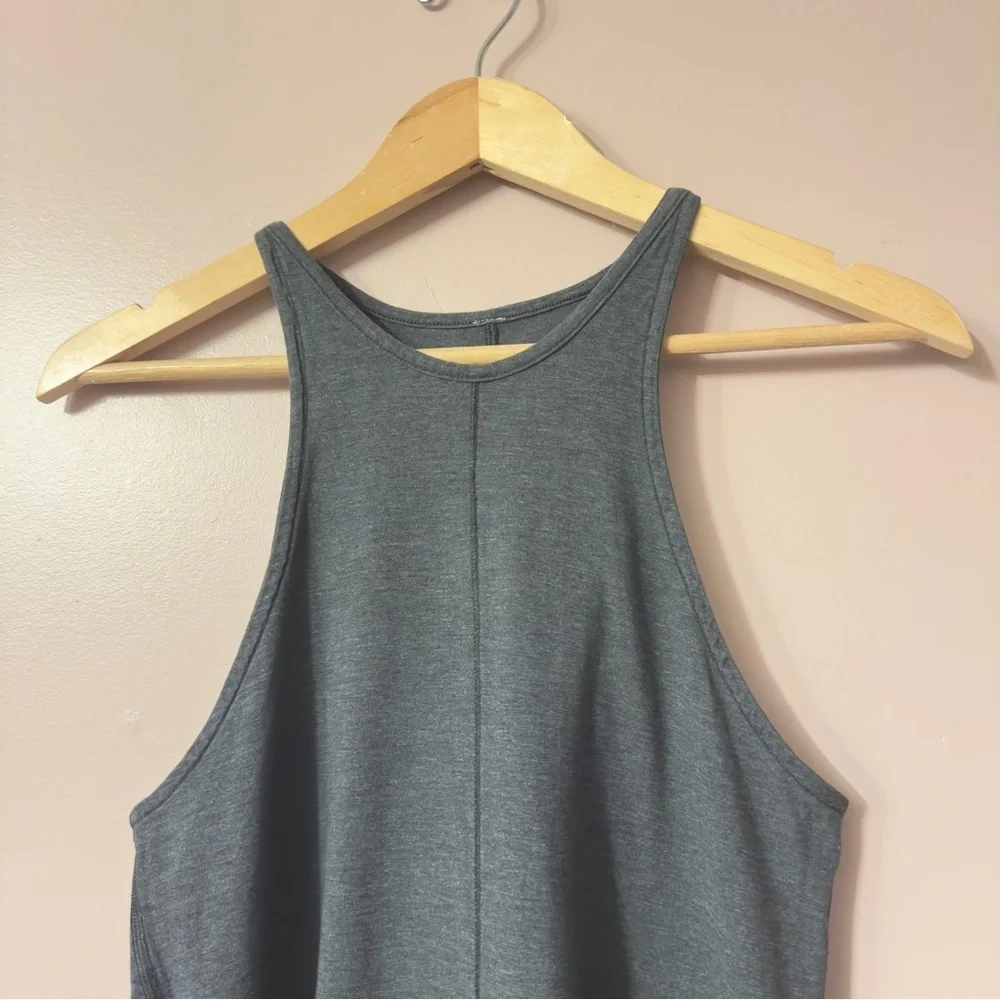 Lululemon Find Your Zen Tank Heathered Black Women Size 6? - Picture 4 of 7